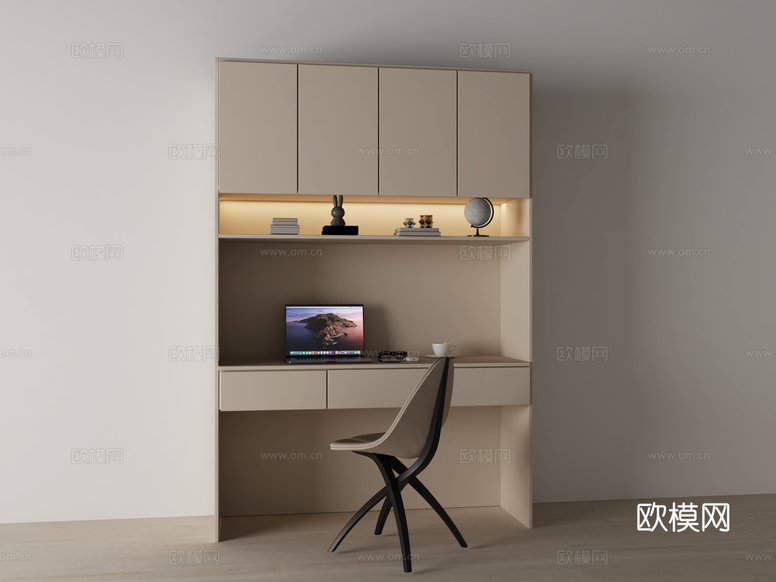 書桌3d模型下載