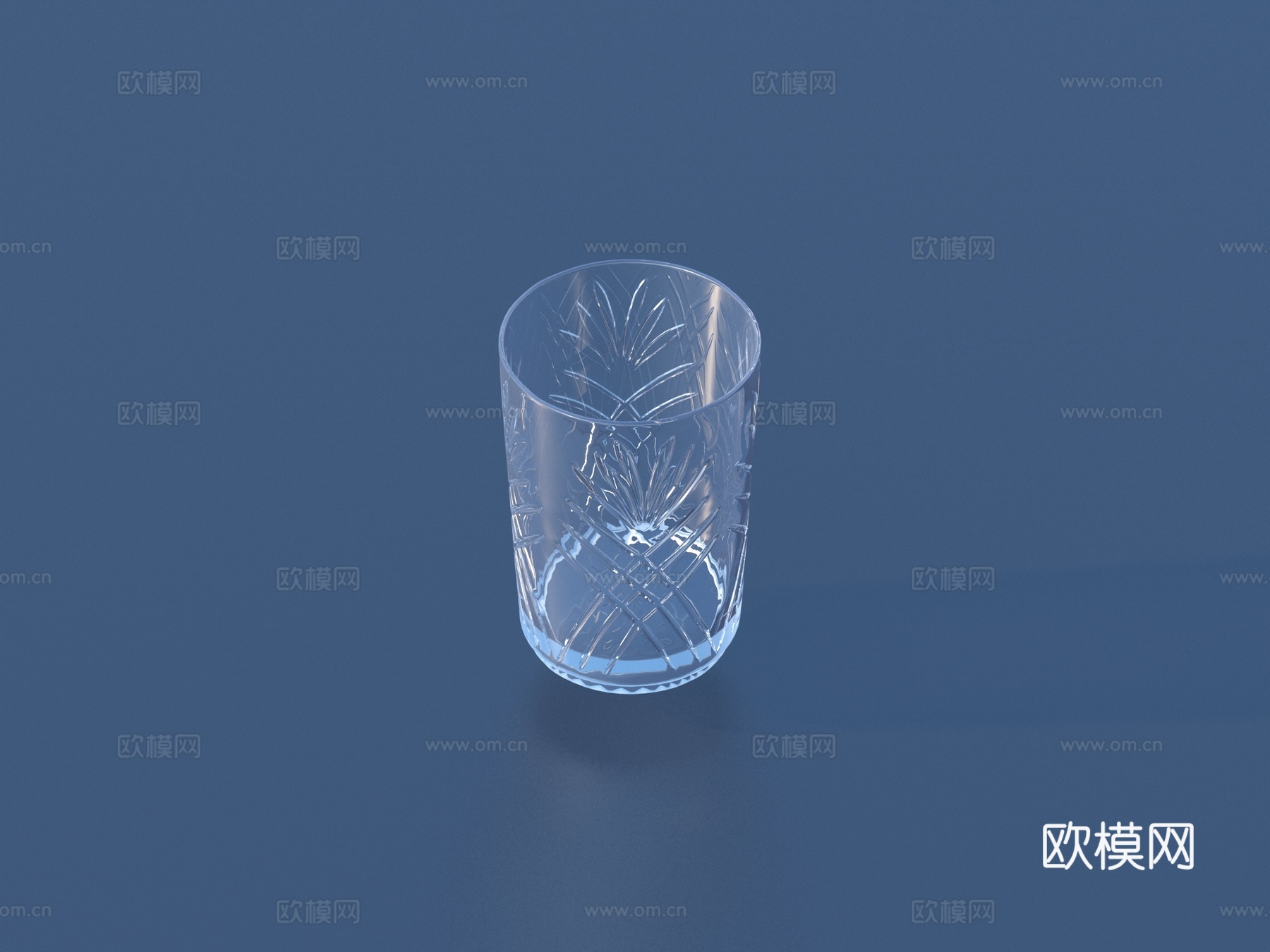玻璃杯 杯子 生活用品3d模型