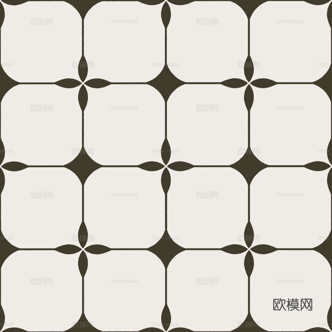 高清无缝中古法式小花砖瓷砖
