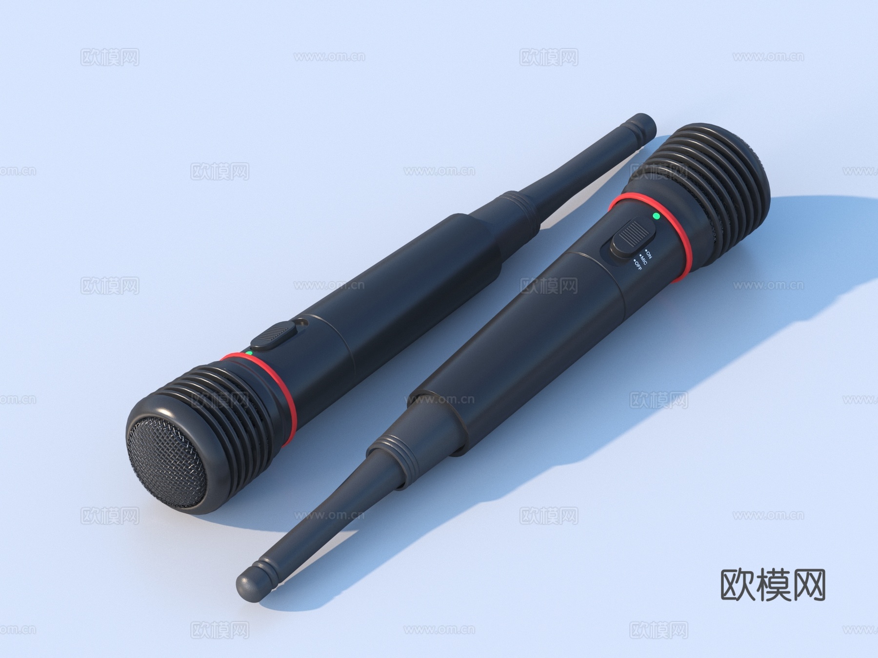 麦克风 话筒 扬声器 录音话筒3d模型