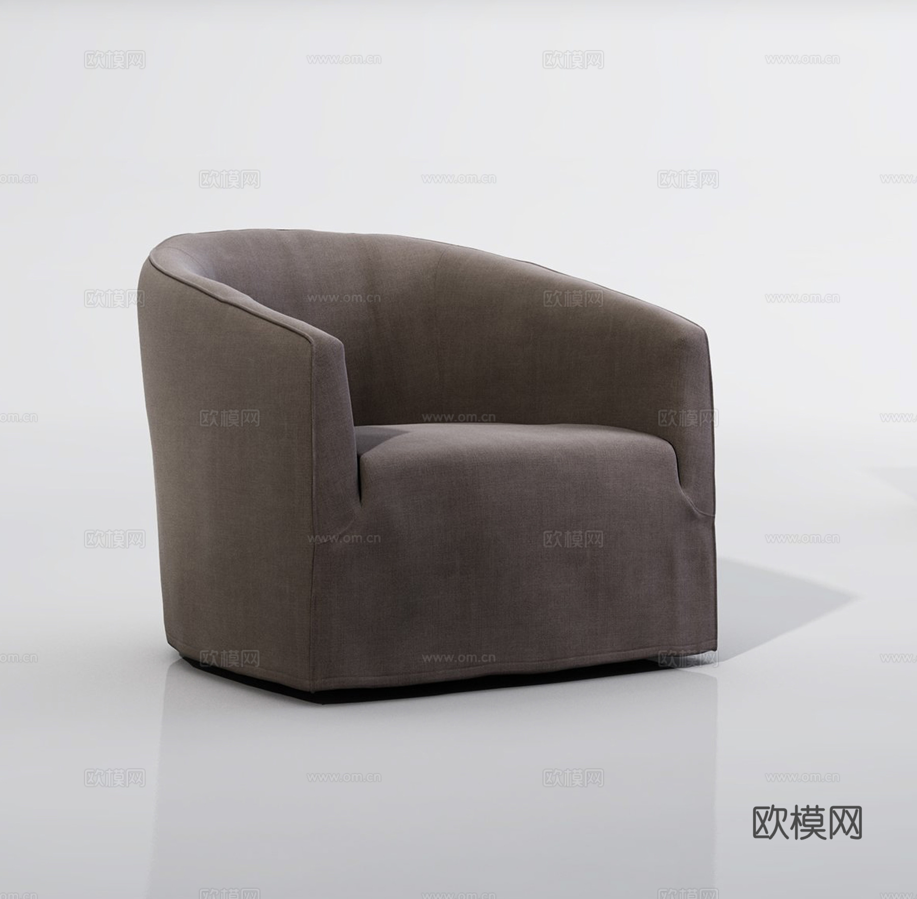 北欧扶手椅 单椅 餐椅3d模型