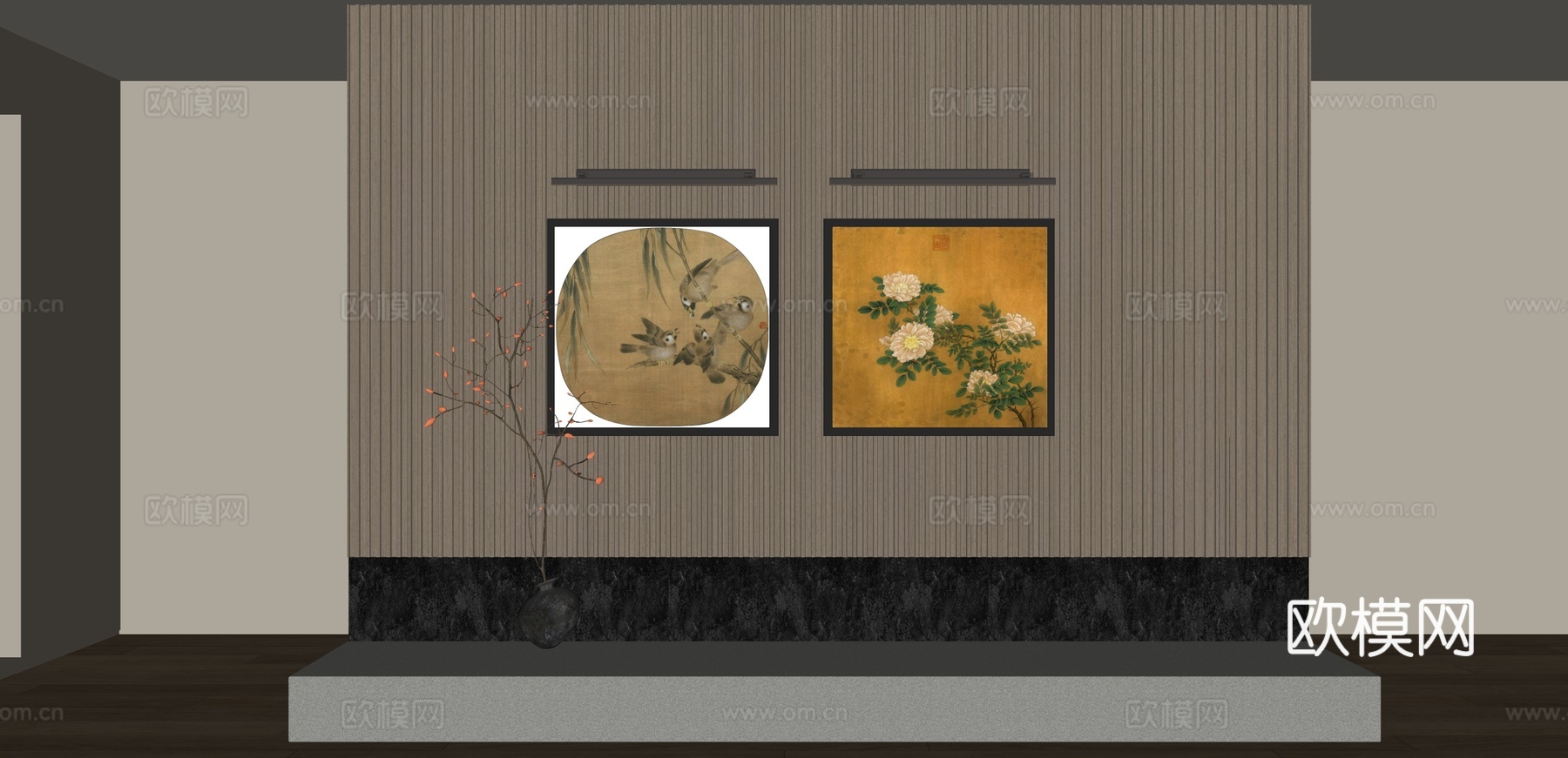 宋氏装饰画su模型
