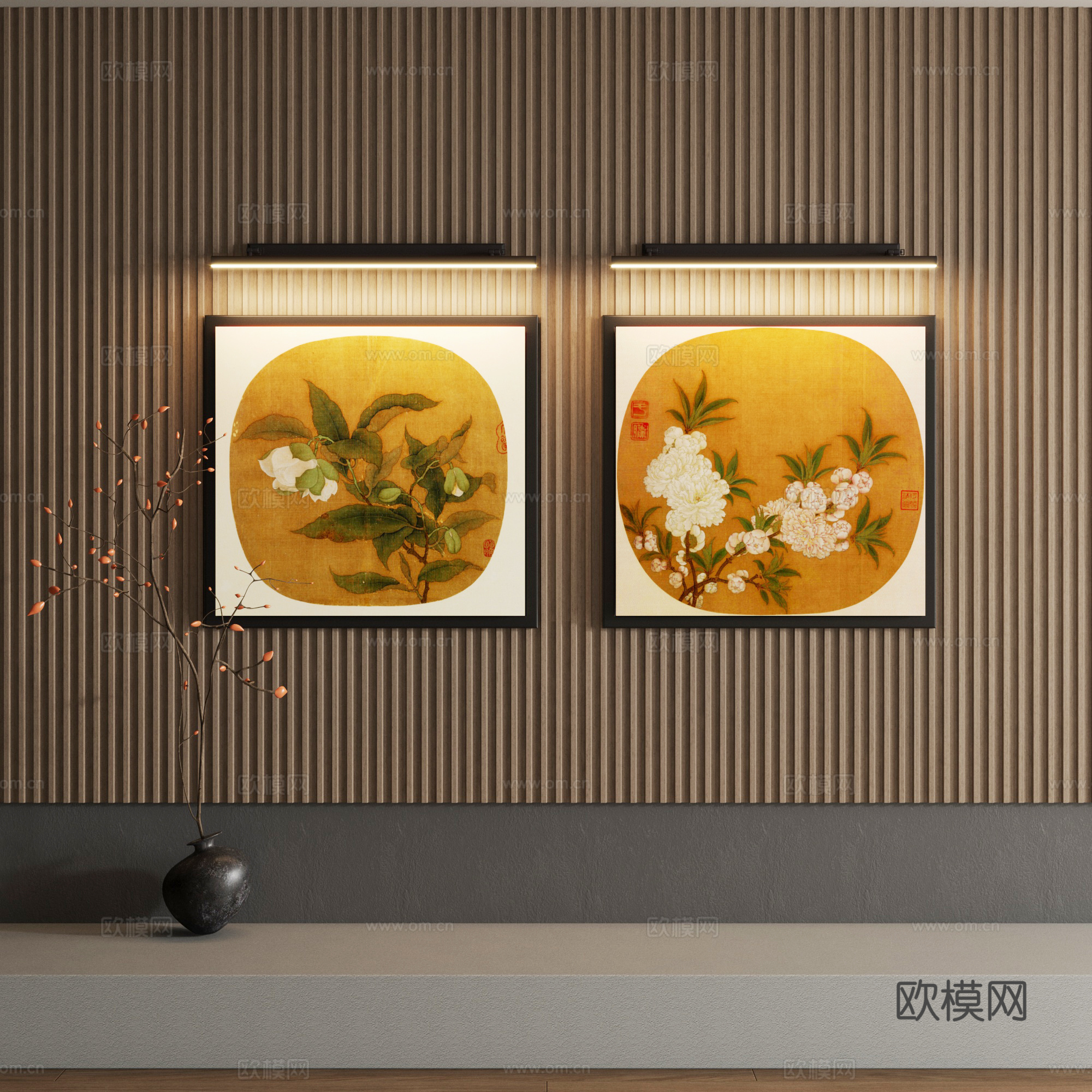 宋氏装饰画3d模型