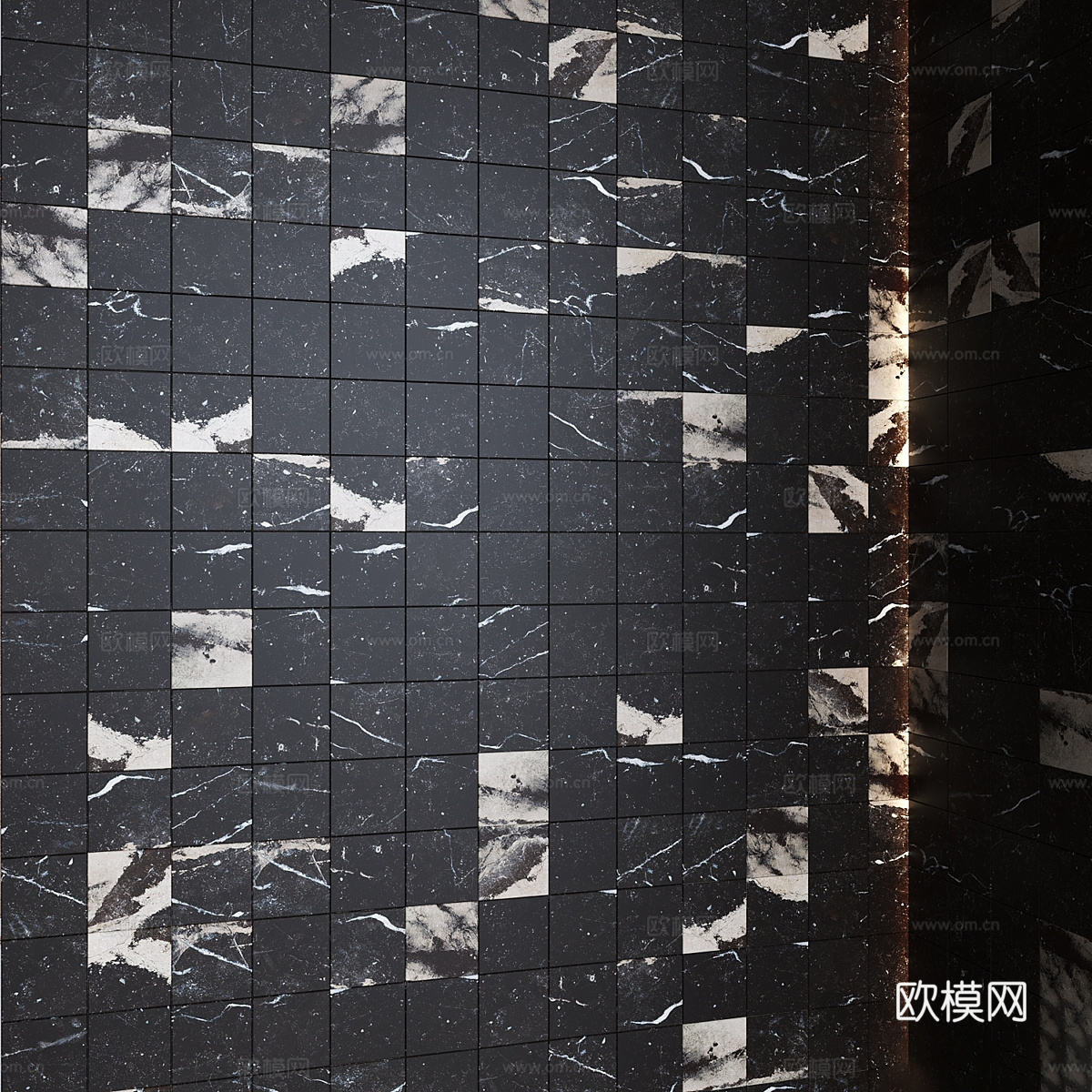 现代石材 大理石 岩板 洞石 奢石 PU石材3d模型