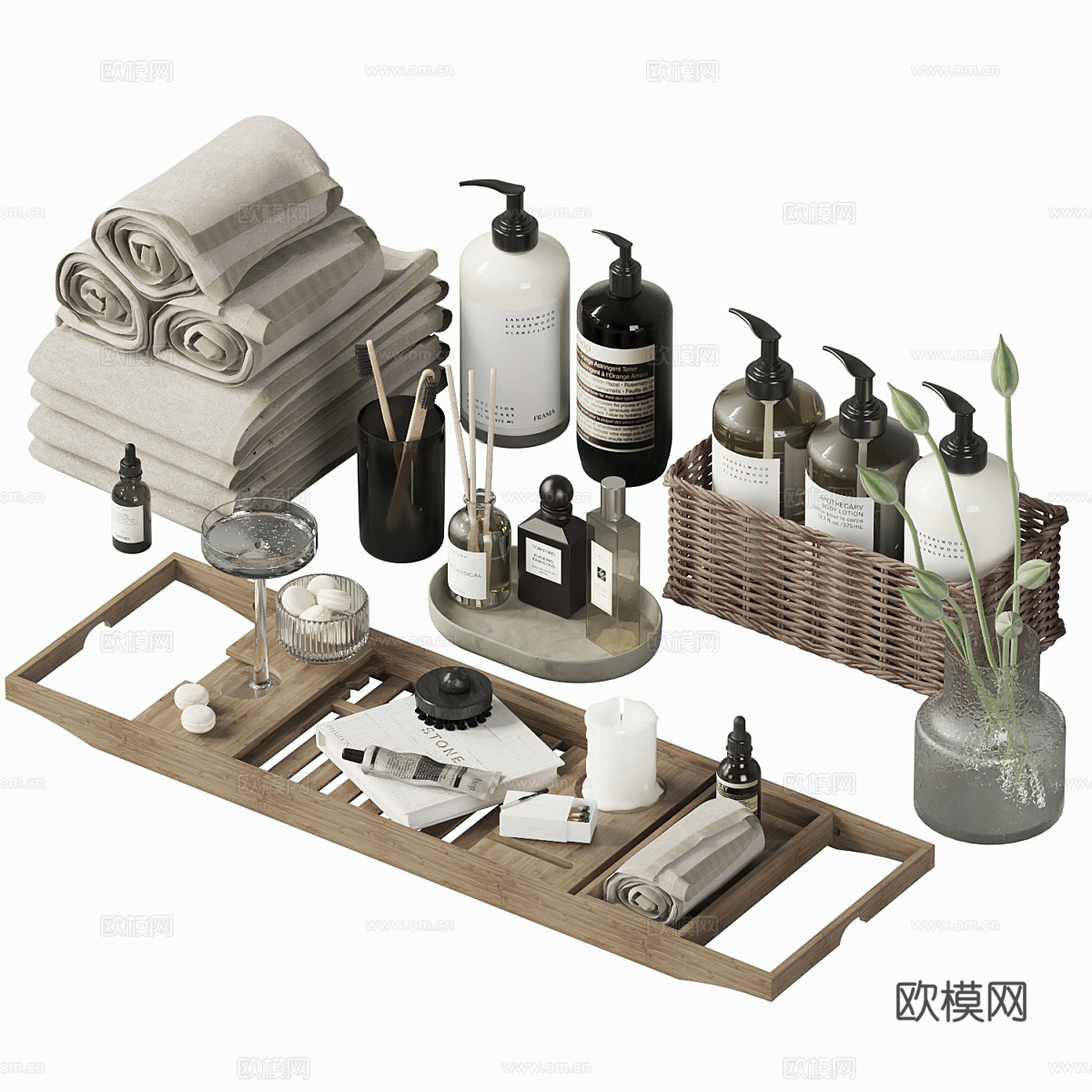 卫浴小件3d模型