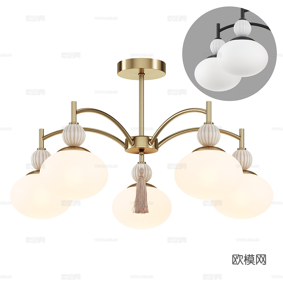 现代简约轻奢吊灯 吊灯 简约吊灯 餐厅吊灯 客厅吊灯 灯3d模型