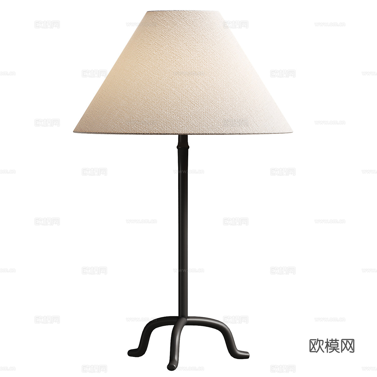 现代意式极简台灯3d模型