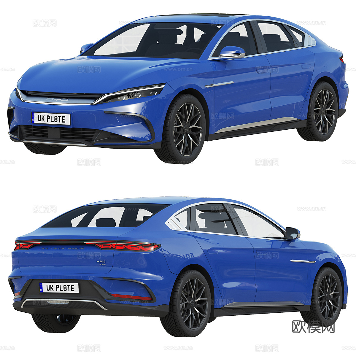 比亚迪 汉 2025款轿车3d模型