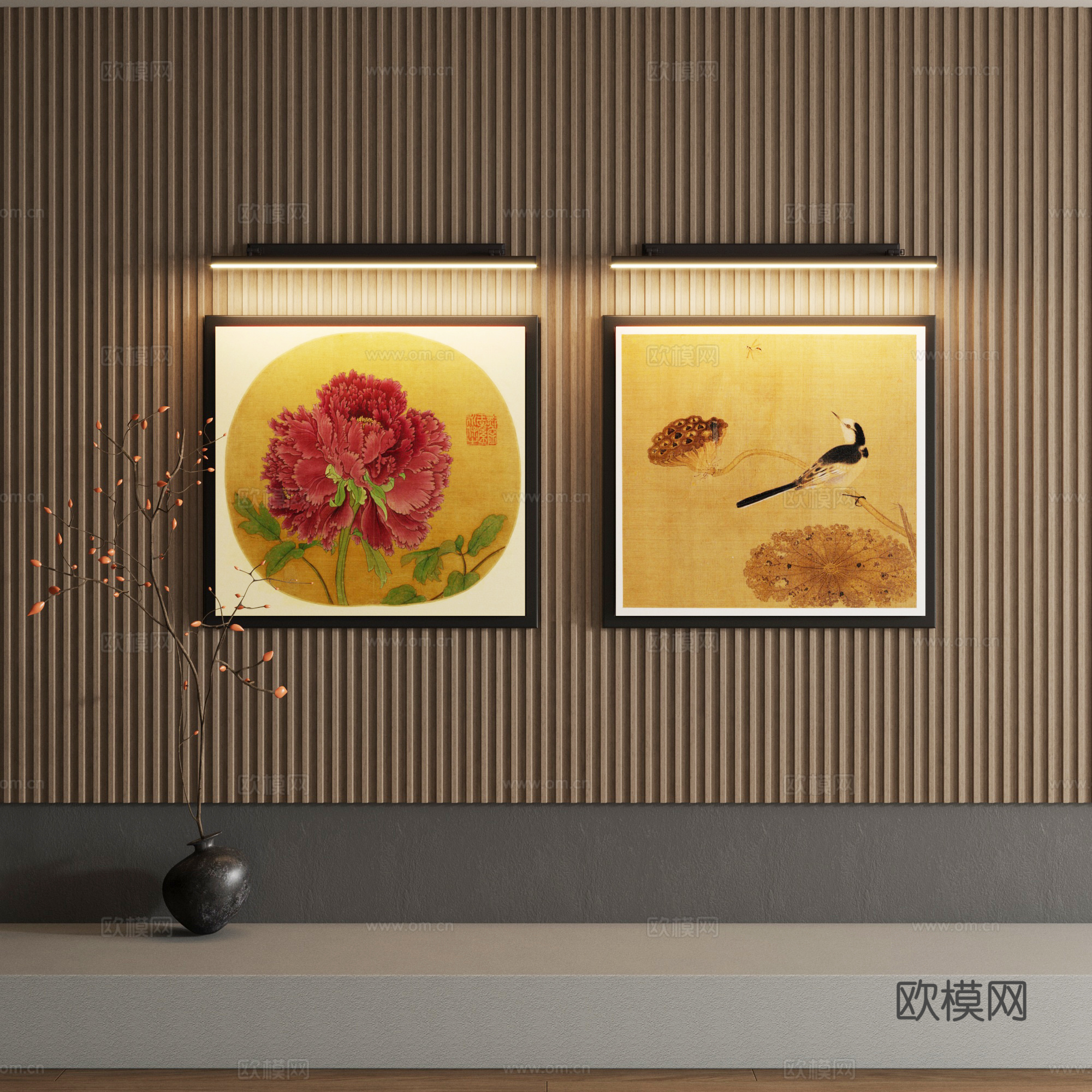 宋氏装饰画3d模型