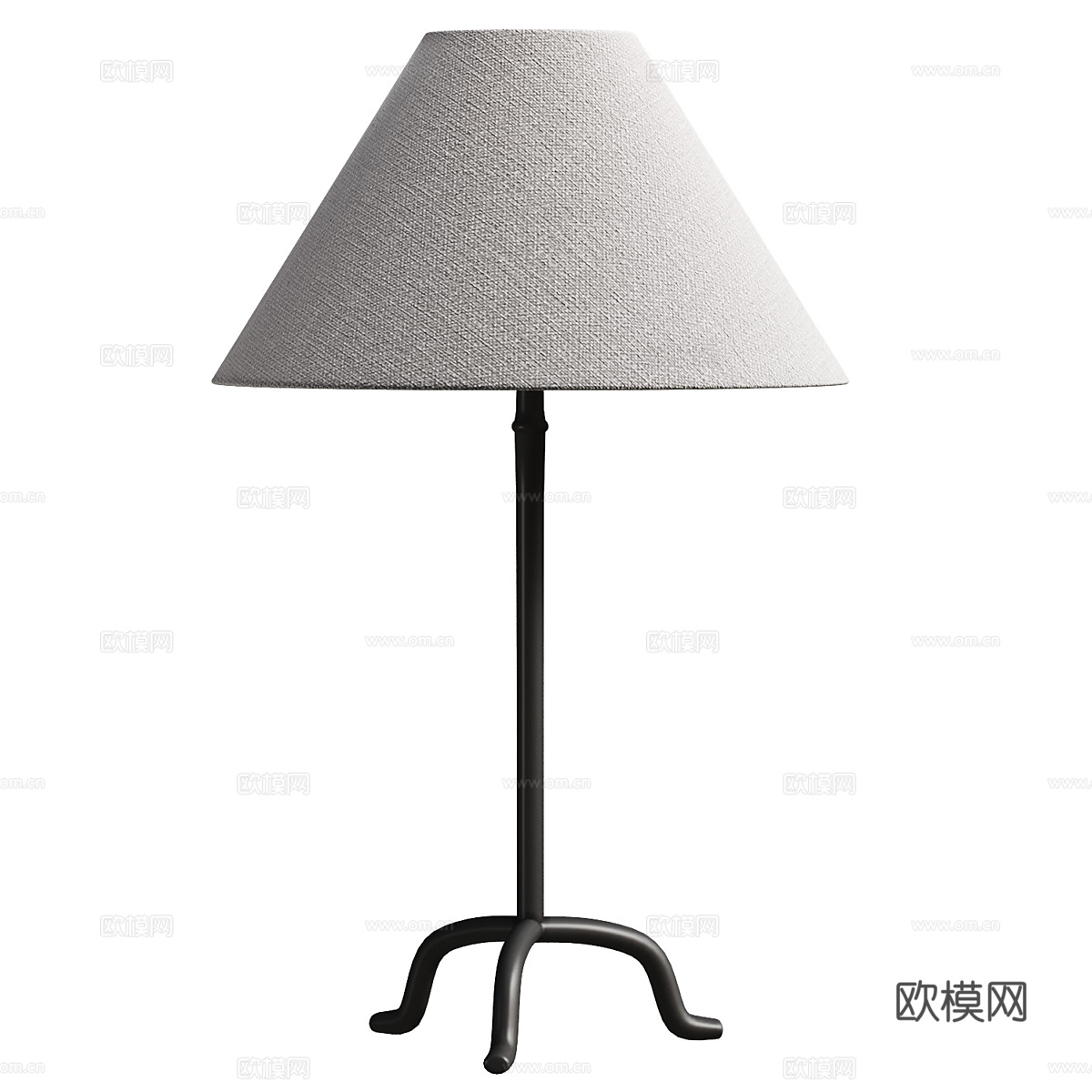 现代意式极简台灯3d模型