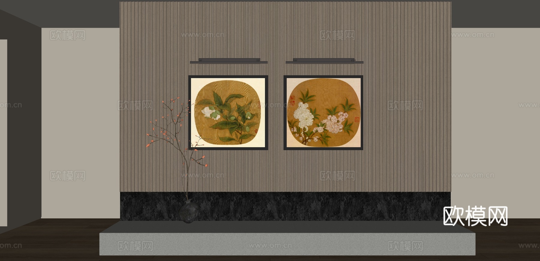 宋氏装饰画su模型