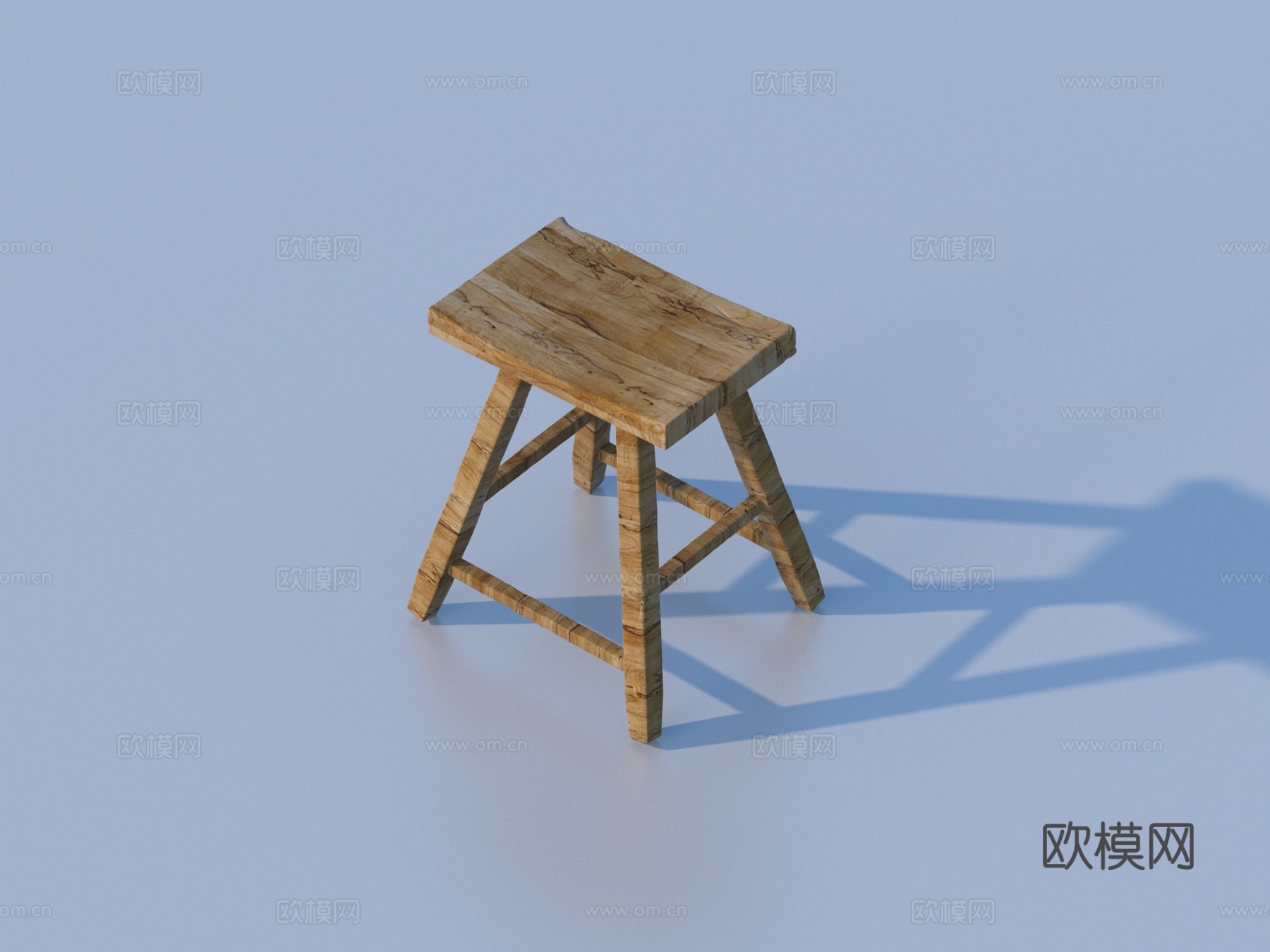 凳子 木凳 家具 小品3d模型