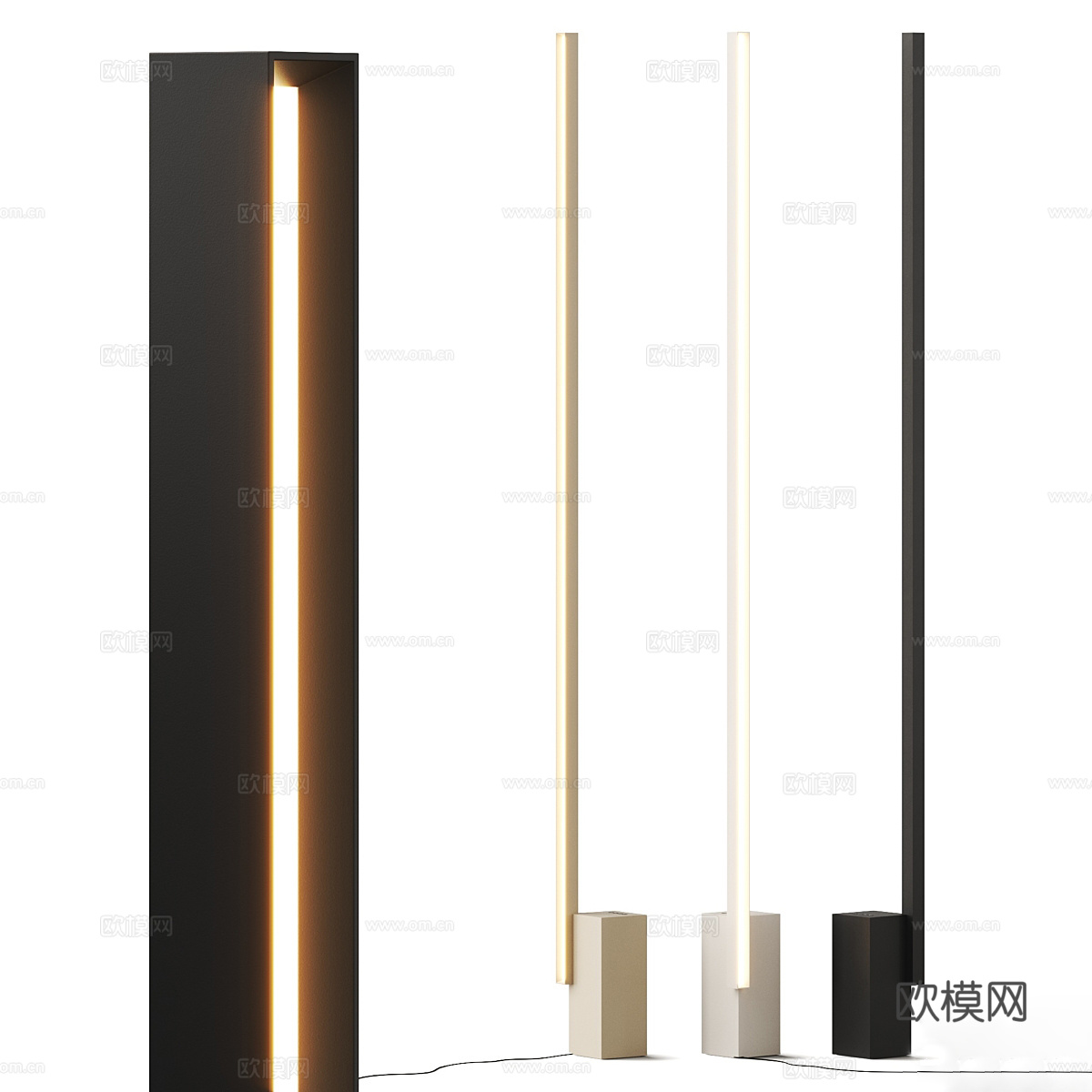 落地灯免费3d模型下载