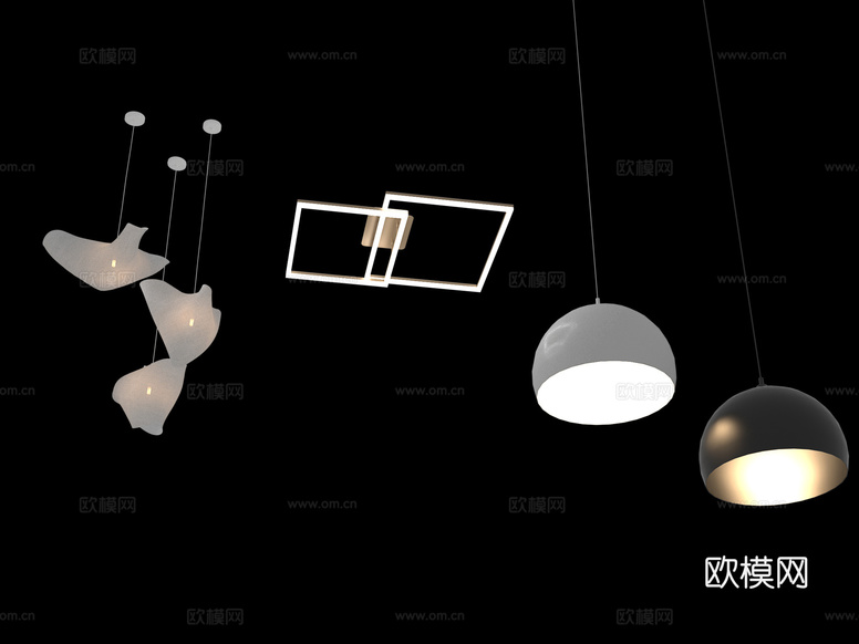 燈具 吊燈3d模型下載