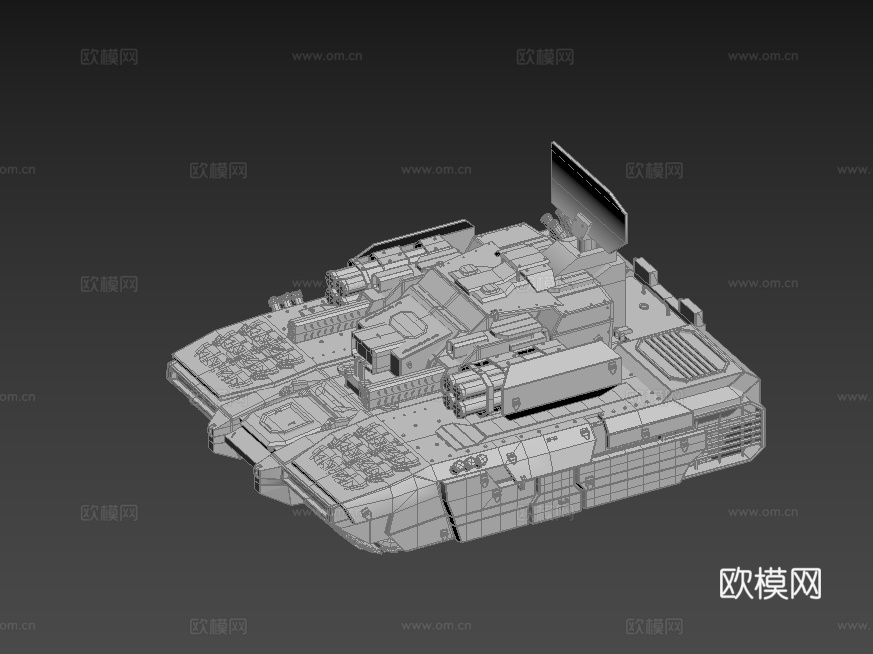 次时代坦克模型  机甲模型  现代 高科技3d模型