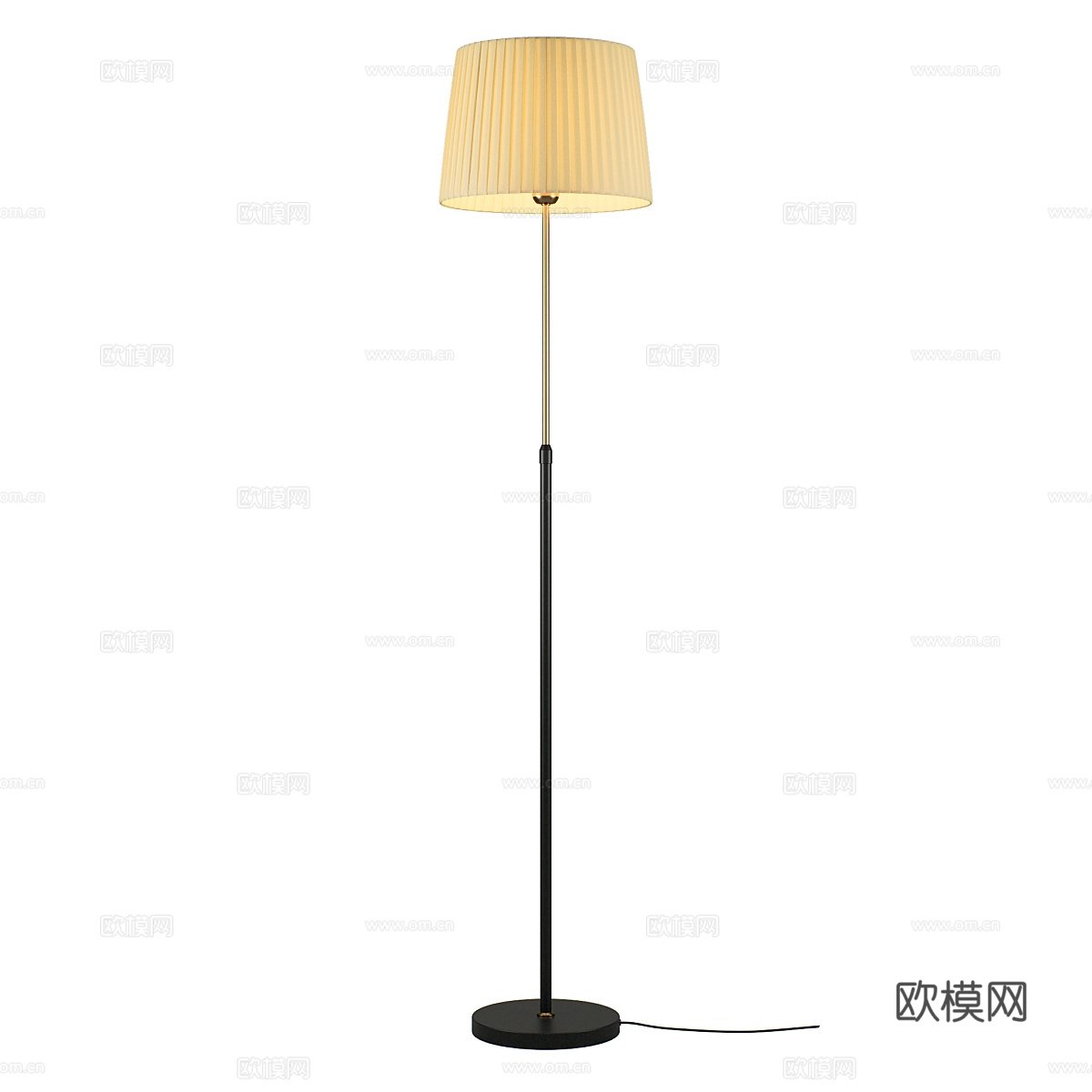 现代简约落地灯 落地灯 简约落地灯 书房落地灯3d模型