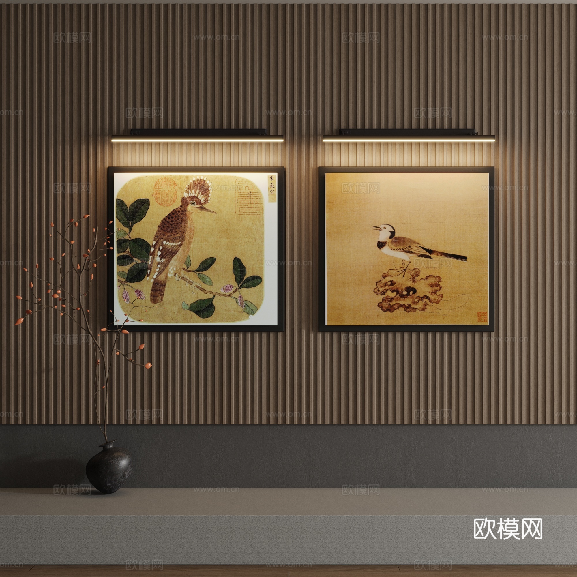 宋氏装饰画su模型