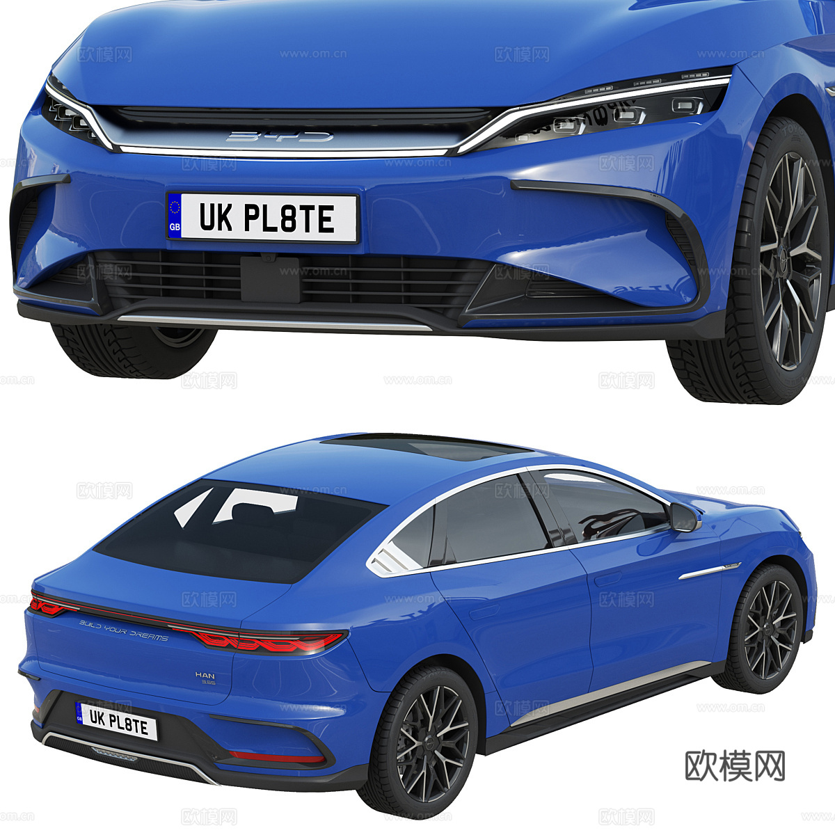 比亚迪 汉 2025款轿车3d模型