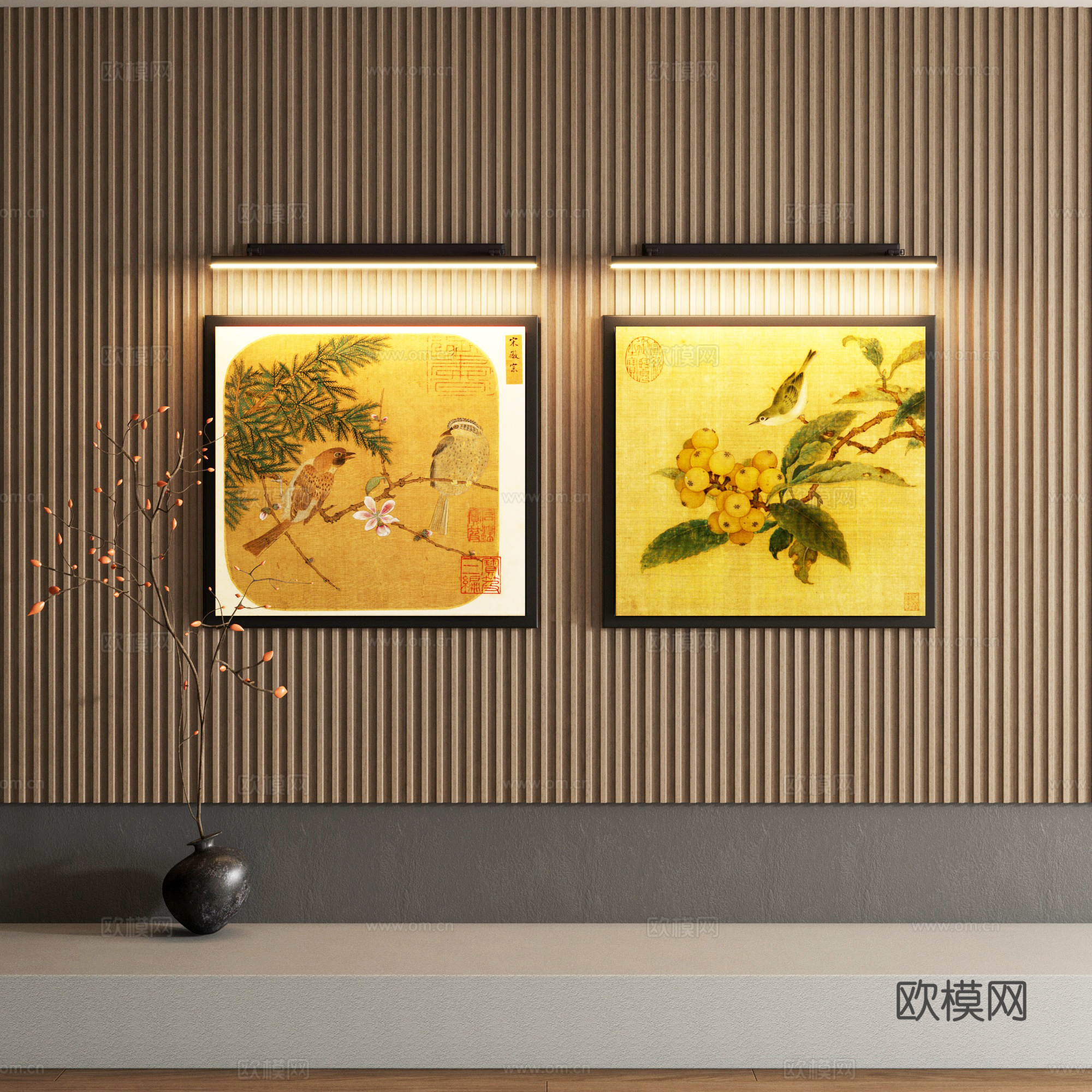 宋氏装饰画su模型