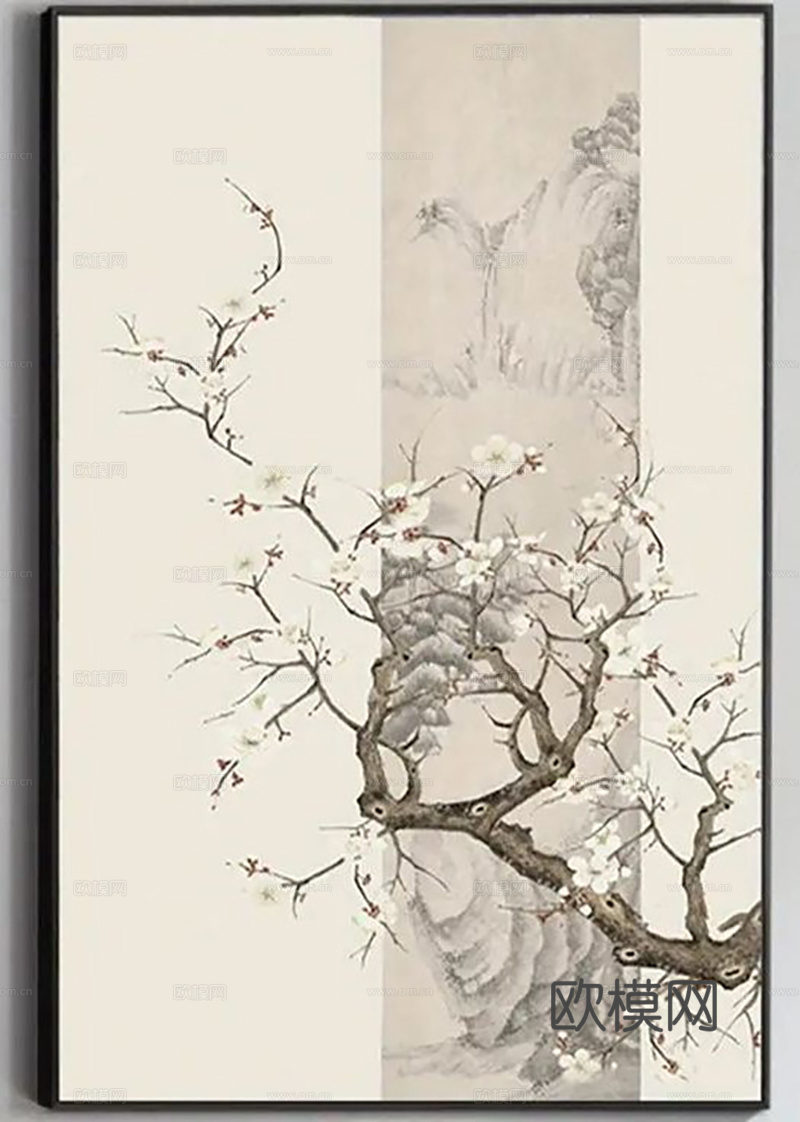 新中式挂画 艺术挂画 简约挂画