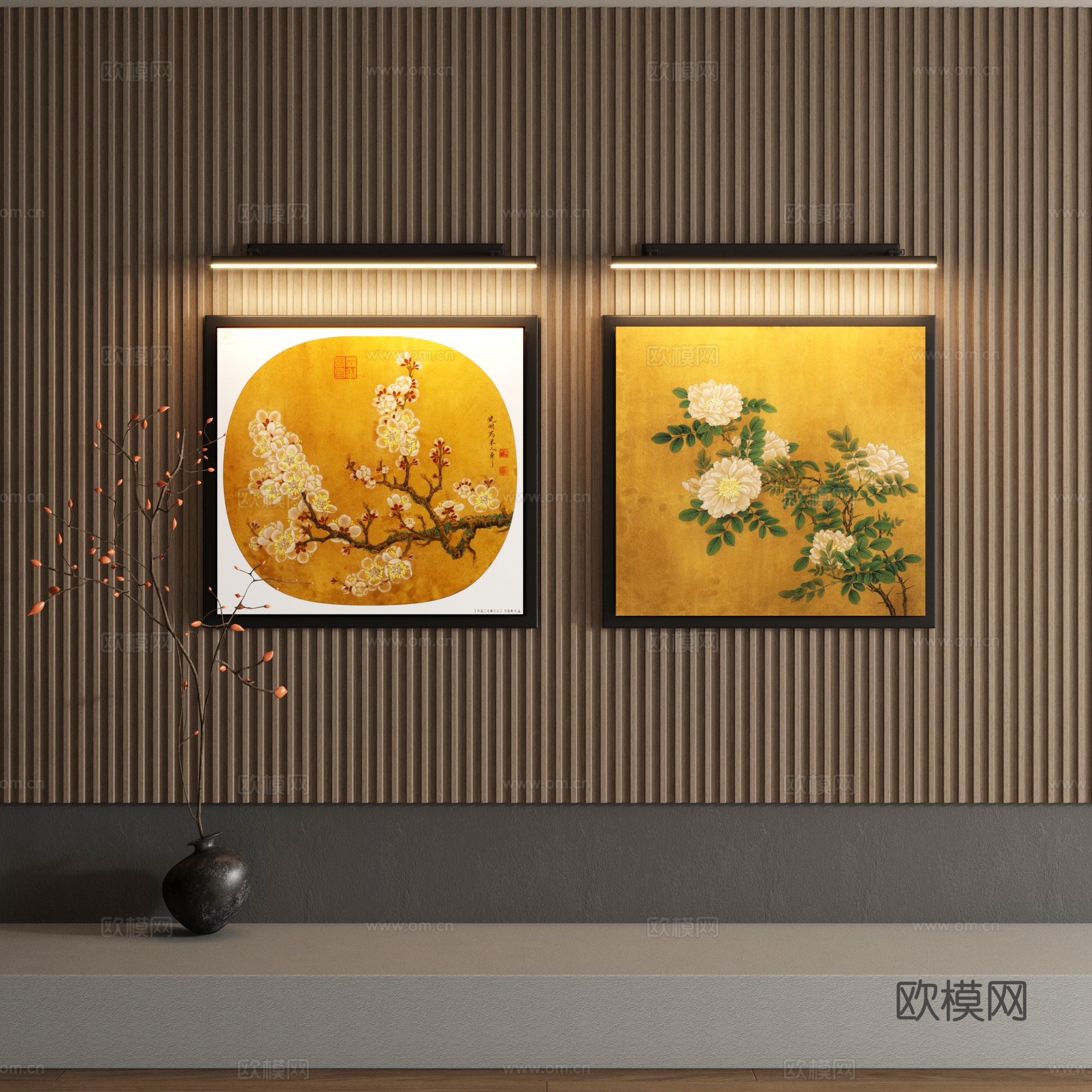宋氏装饰画3d模型
