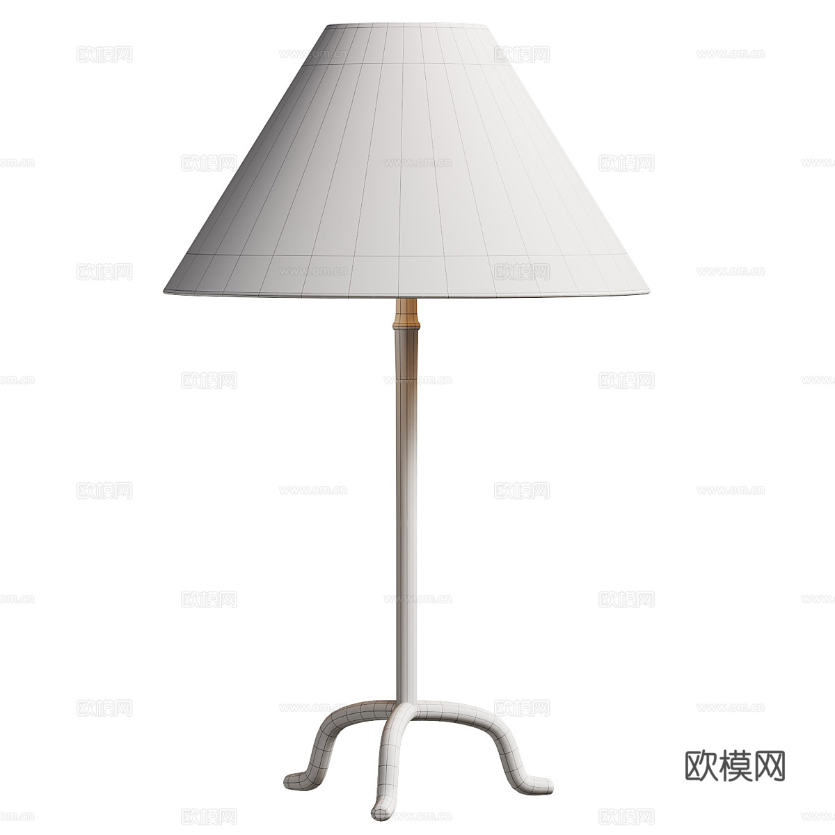 现代意式极简台灯3d模型