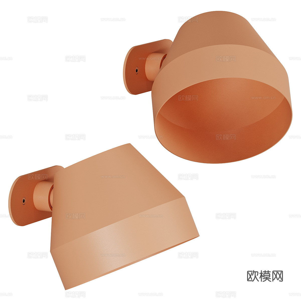现代奶油风装饰壁灯 阅读灯3d模型