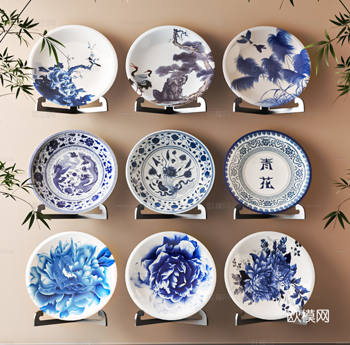瓷器装饰3d模型