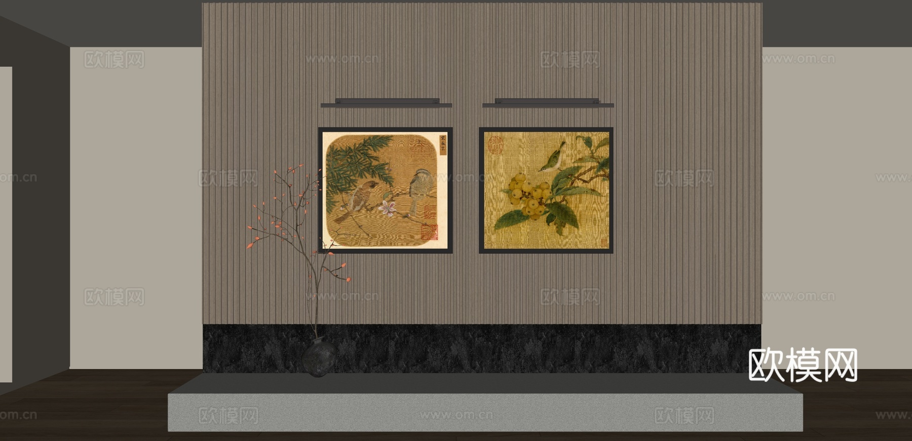 宋氏装饰画su模型