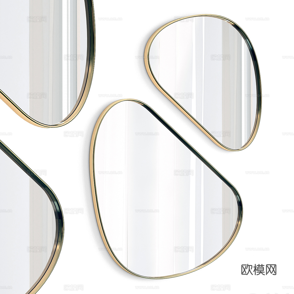 镜子免费3d模型下载