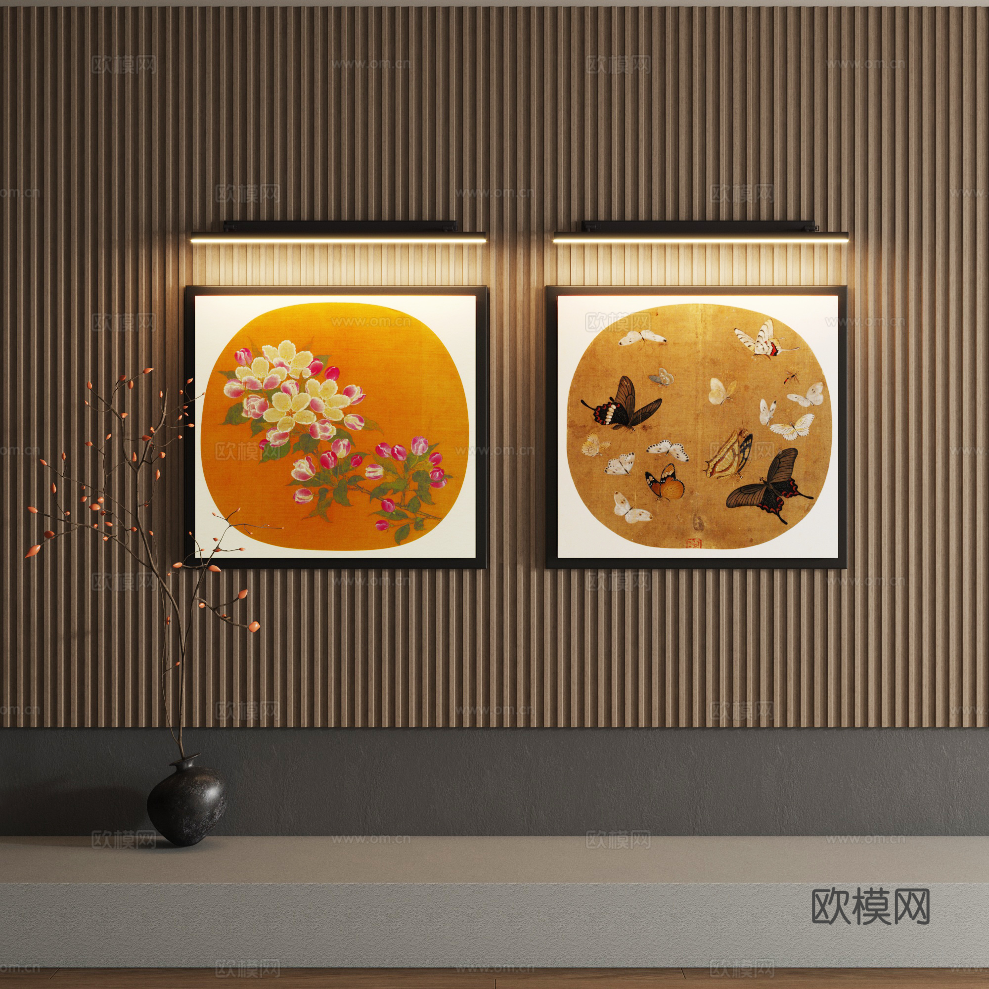 宋氏装饰画su模型