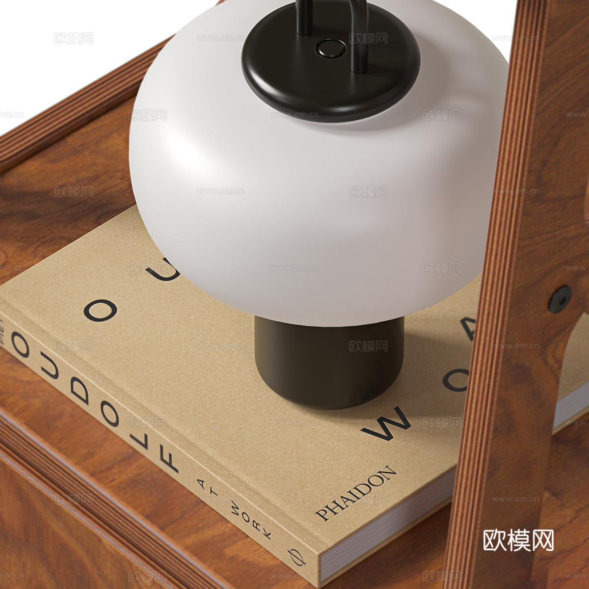 新中式中古风成品装饰柜架3d模型