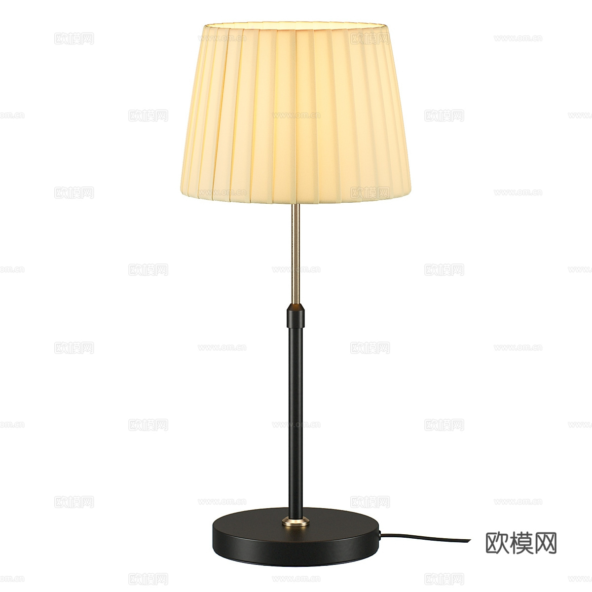 现代简约台灯 台灯 简约台灯 书房台灯 灯3d模型
