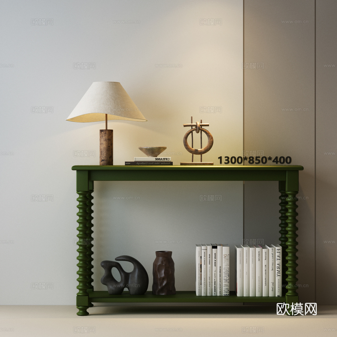 法式中古玄关柜 美式中古玄关柜 边柜 装饰柜 法式中古端景台3d模型