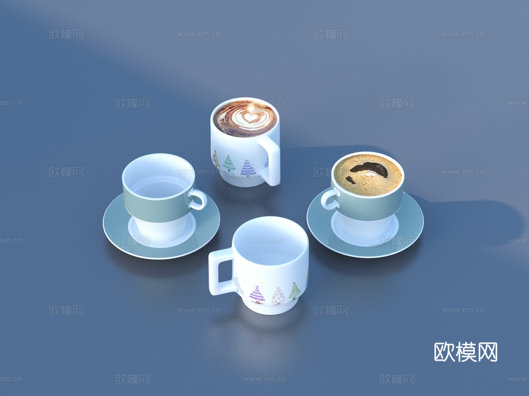 杯子 咖啡 咖啡杯3d模型