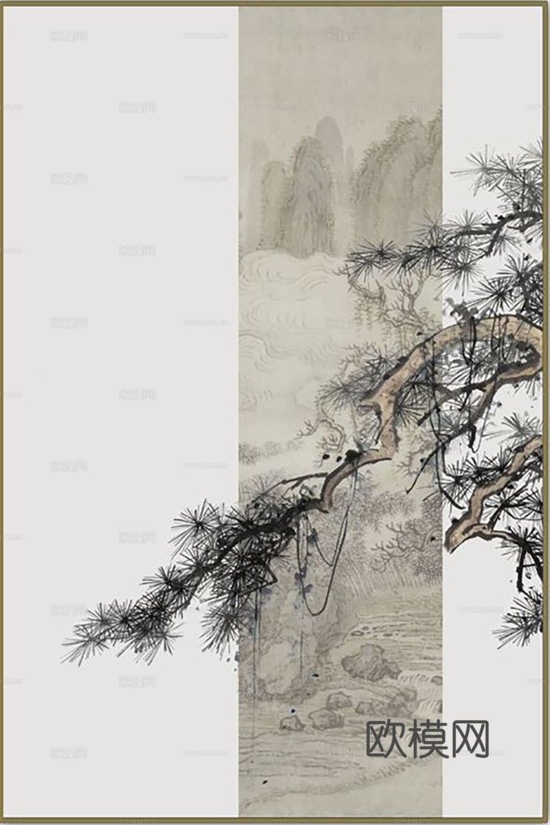 新中式挂画 艺术挂画 简约挂画