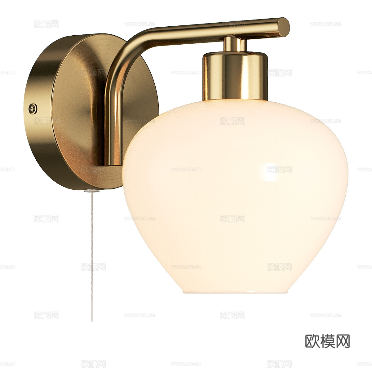 现代简约轻奢壁灯 轻奢壁灯 简约壁灯 装饰壁灯 球形壁灯3d模型