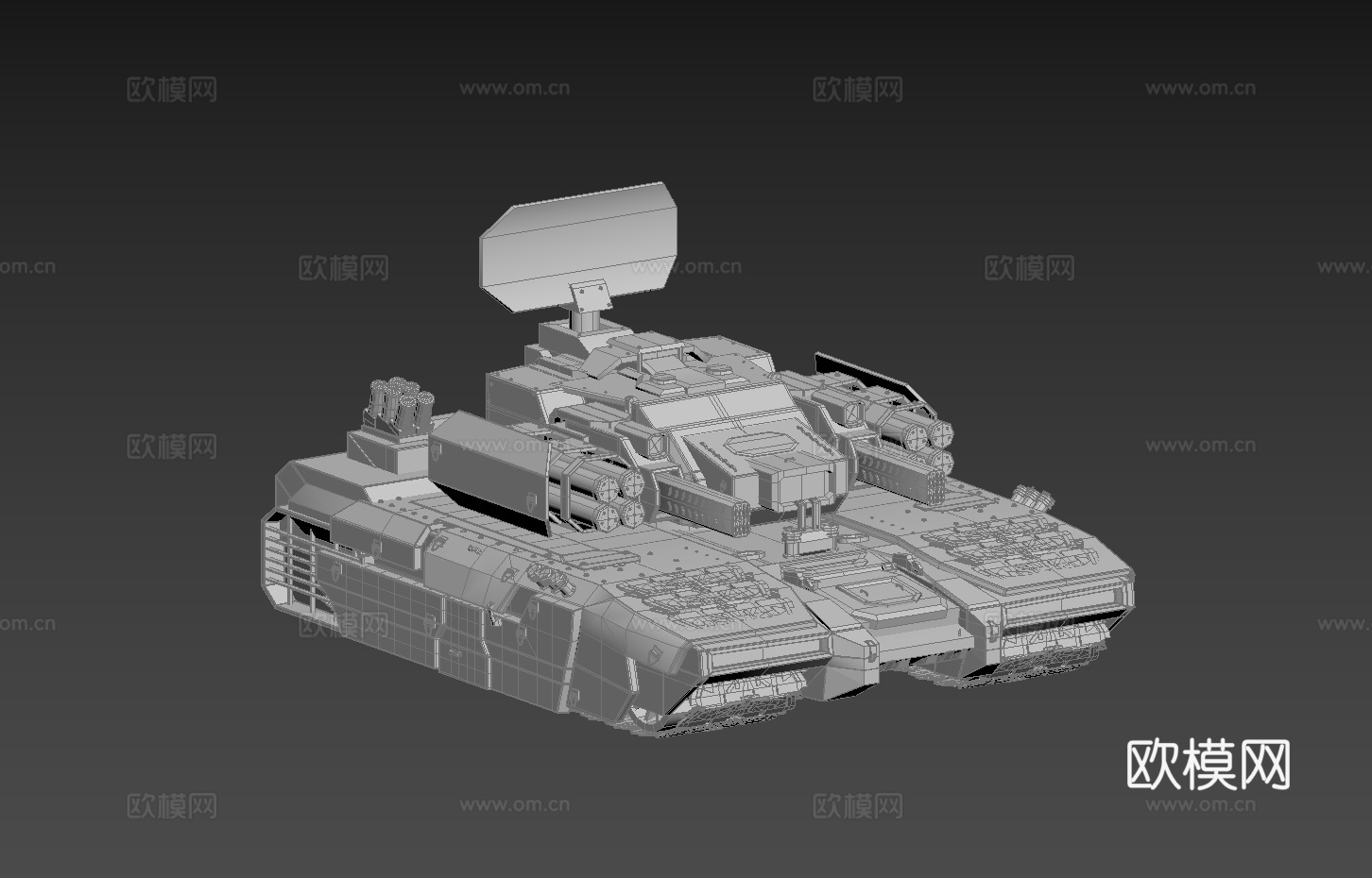 次时代坦克模型  机甲模型  现代 高科技3d模型