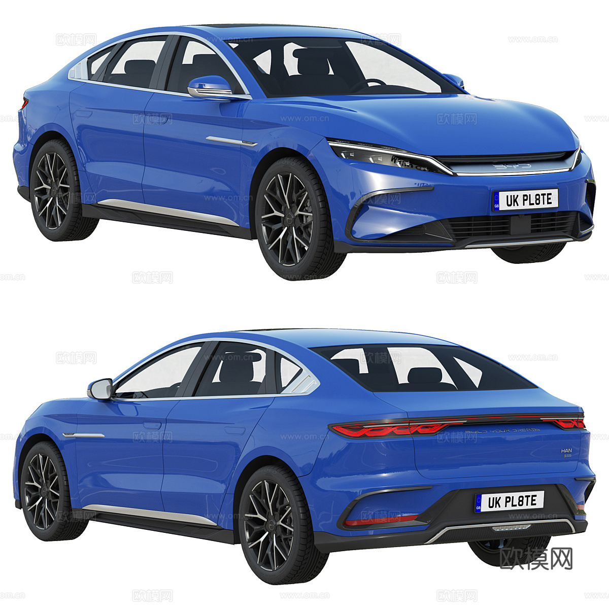 比亚迪 汉 2025款轿车3d模型