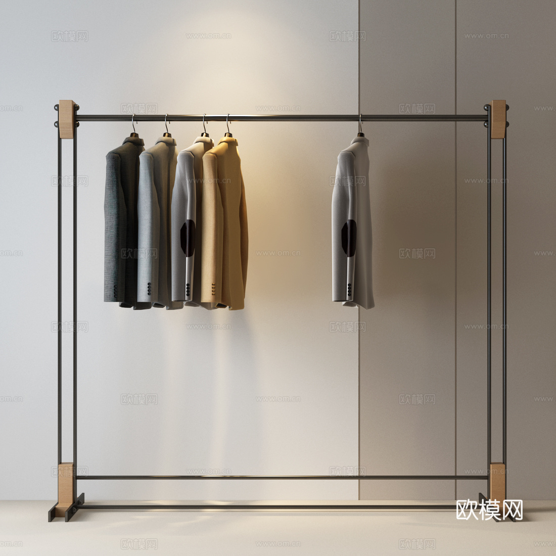 衣服 服装 衣服展示架 服装展示架3d模型