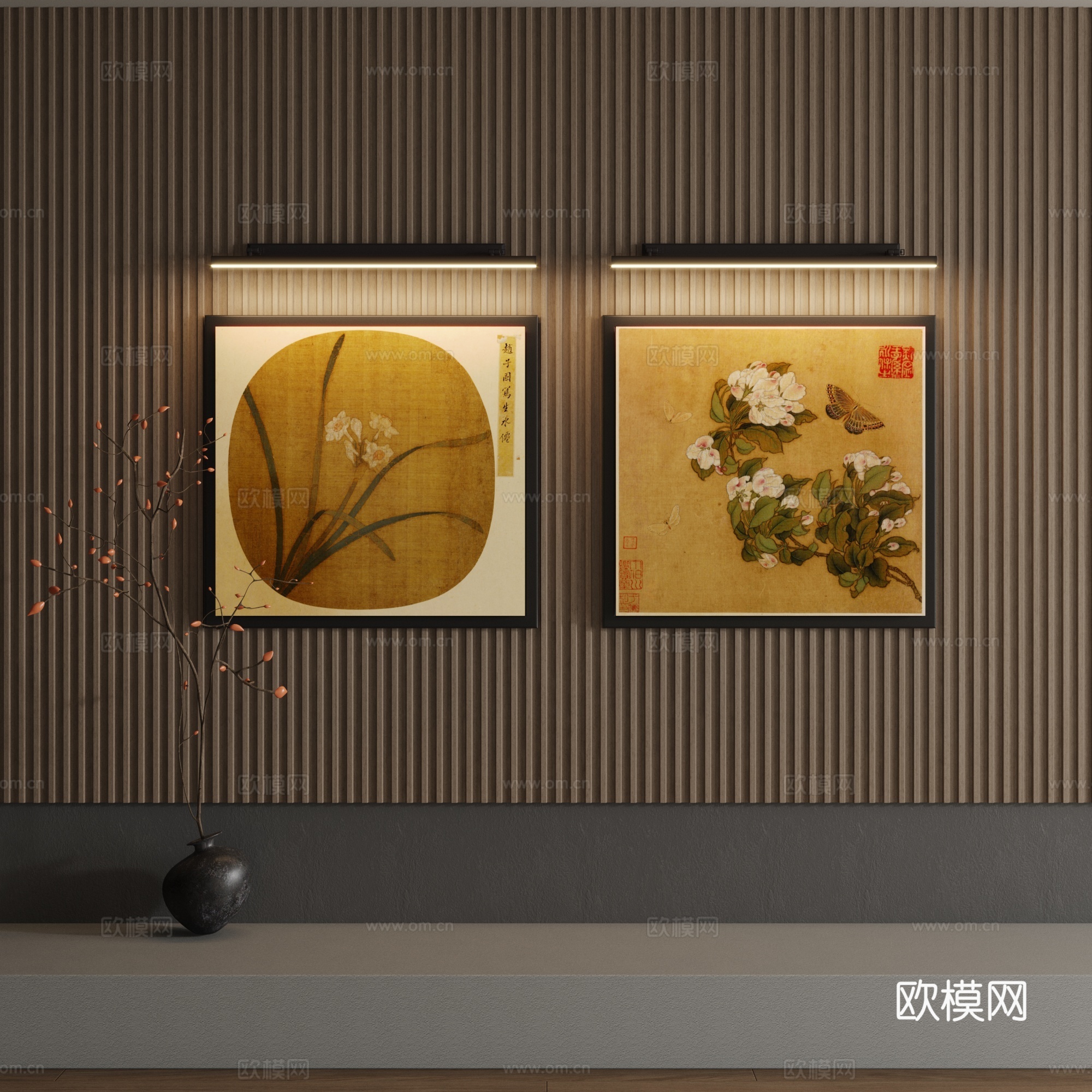 宋氏装饰画su模型