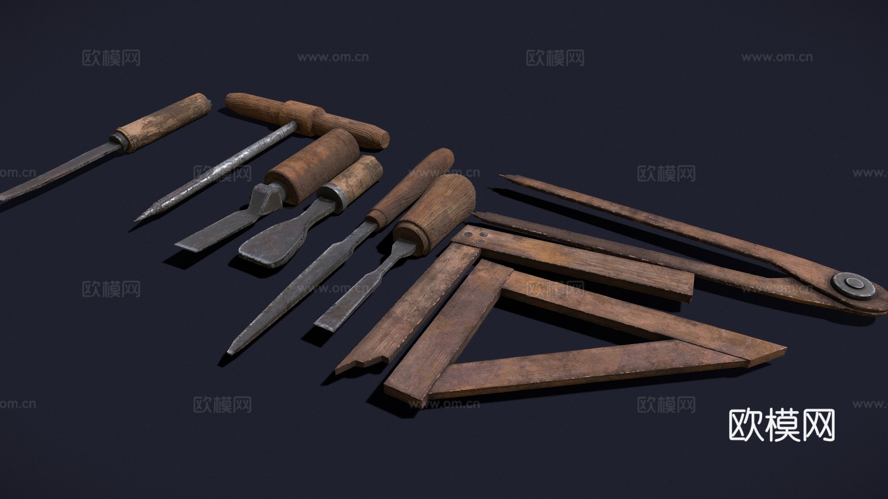 五金工具 木工工具 手工工具3d模型
