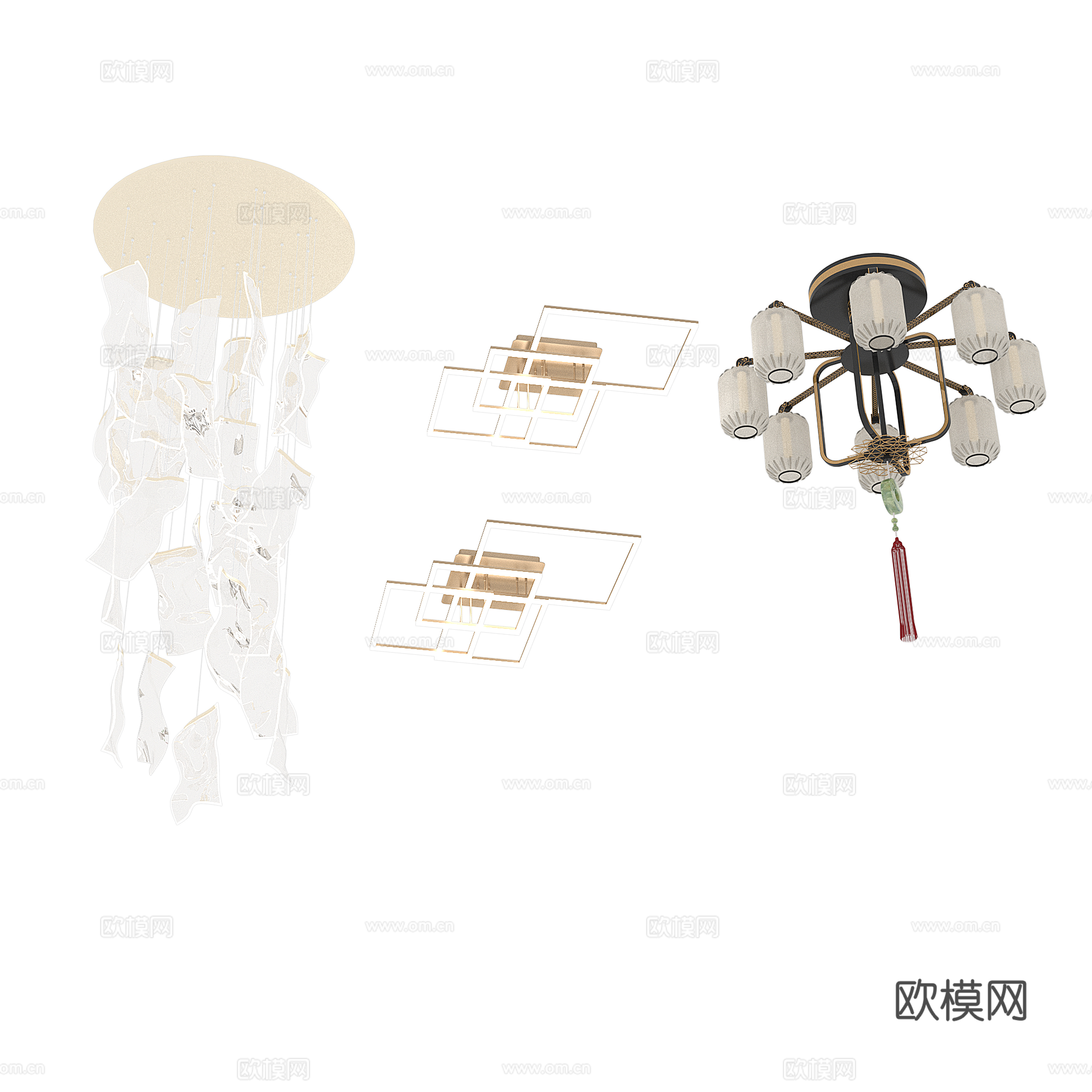 灯具su模型