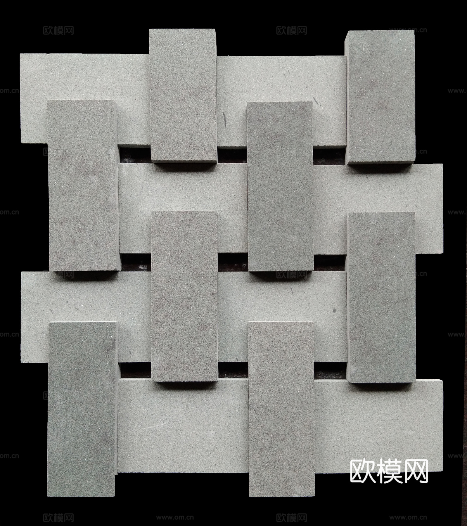 高级白色 灰色 青色石皮 工字 文化石墙面贴图下载