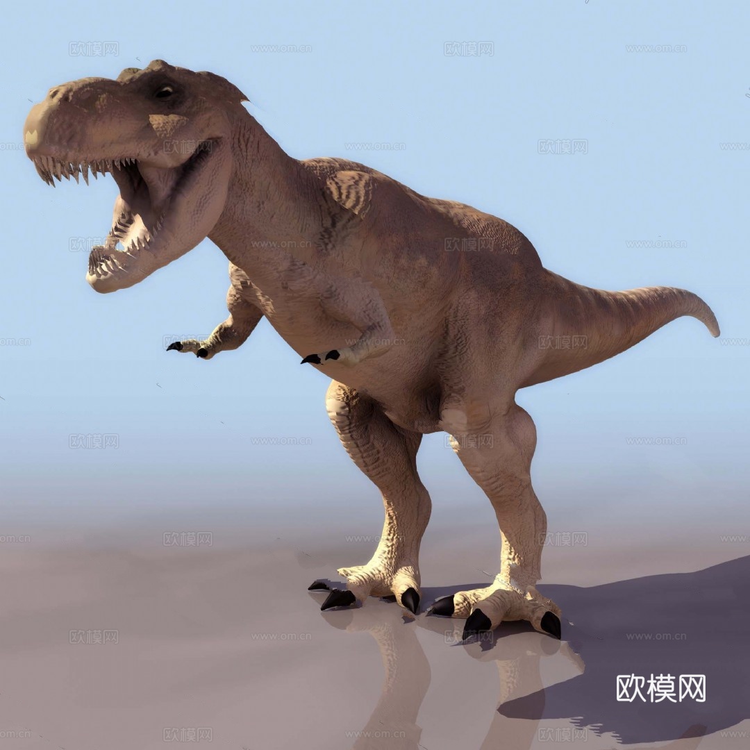现代恐龙 动物 模型3d模型