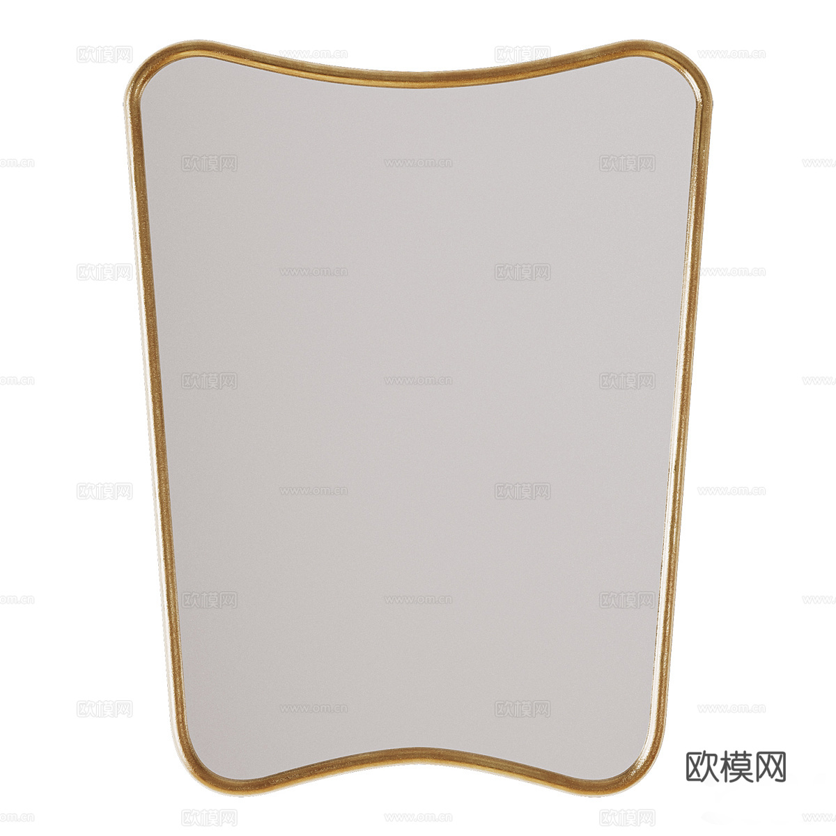 现代轻奢装饰镜子3d模型