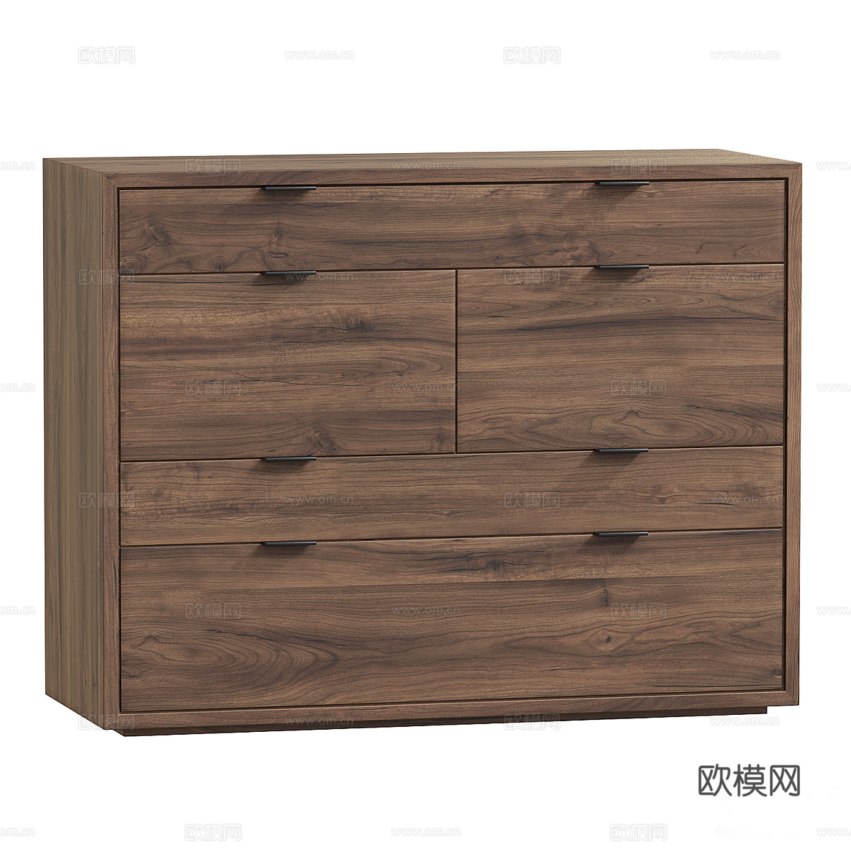 现代意式斗柜 边柜 装饰柜 矮柜3d模型