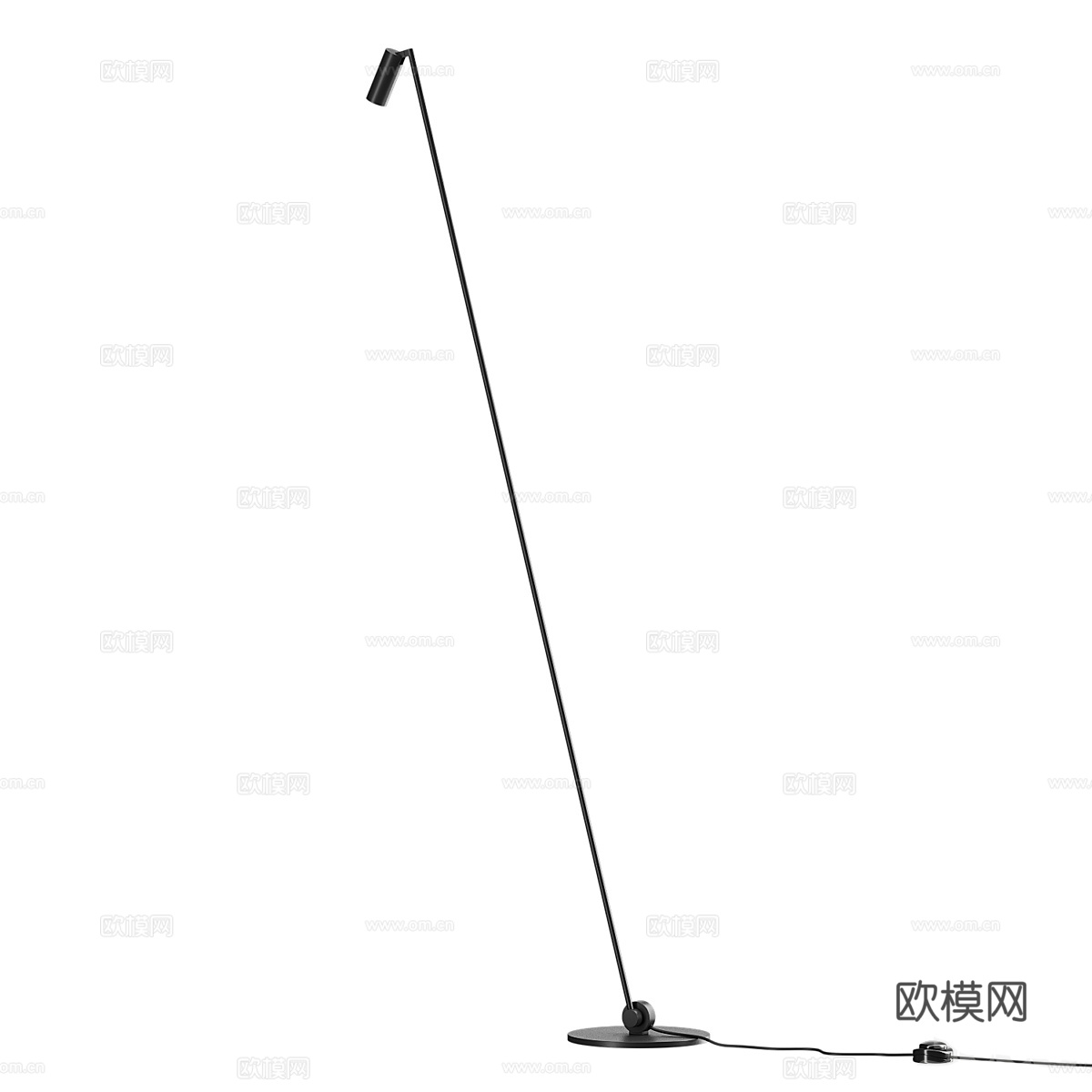 现代极简落地灯3d模型