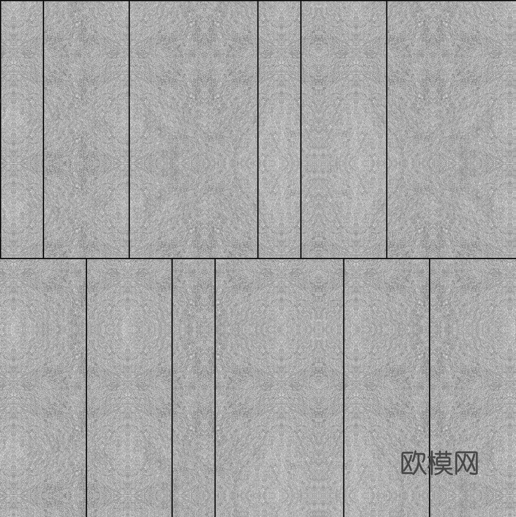 高级白色 灰色 青色石皮 工字 文化石墙面贴图