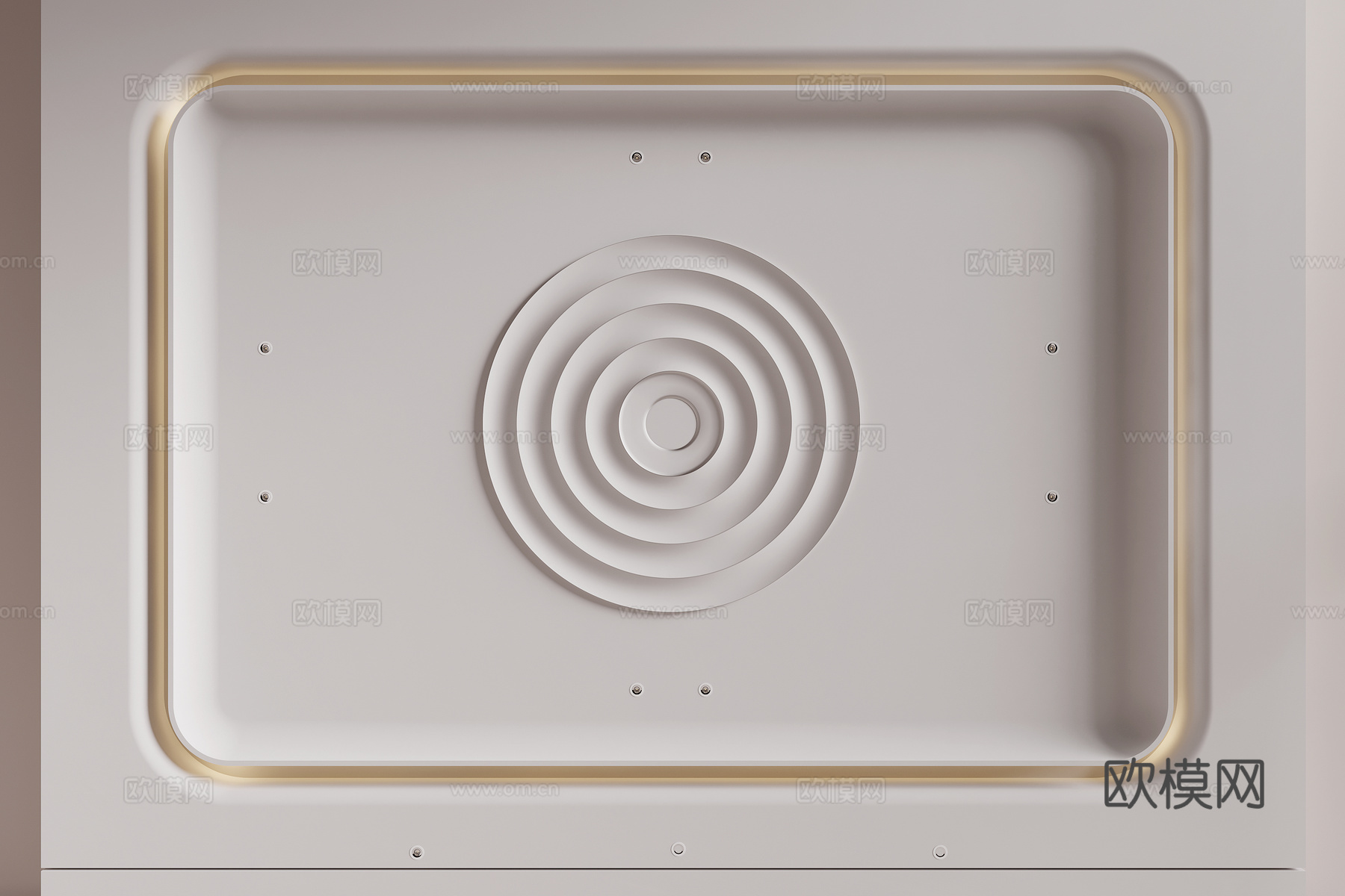 现代吊顶 异型吊顶su模型
